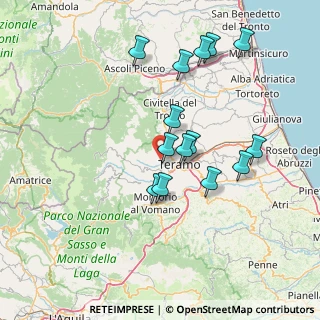 Mappa Strada comunale Castagneto, 64100 Teramo TE, Italia (14.545)