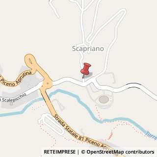 Mappa Contrada Scapriano Basso, 100, 64100 Teramo, Teramo (Abruzzo)