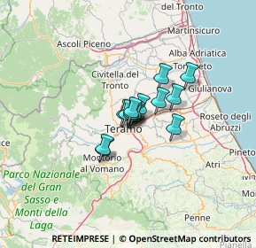 Mappa Via mons. Antonio Micozzi, 64100 Teramo TE, Italia (6.19933)
