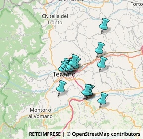 Mappa Via Emidio Piermarini, 64100 Teramo TE, Italia (4.96059)