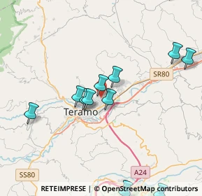 Mappa Via Emidio Piermarini, 64100 Teramo TE, Italia (4.64083)