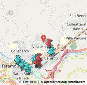 Mappa Via Emidio Piermarini, 64100 Teramo TE, Italia (1.2355)