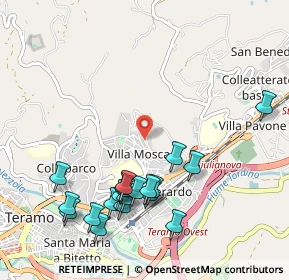 Mappa Via Emidio Piermarini, 64100 Teramo TE, Italia (1.187)