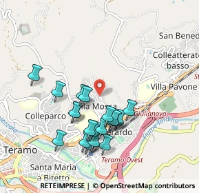 Mappa Via Emidio Piermarini, 64100 Teramo TE, Italia (0.914)