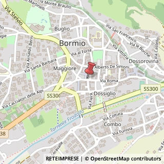 Mappa Via Roma, 82, 23032 Bormio, Sondrio (Lombardia)