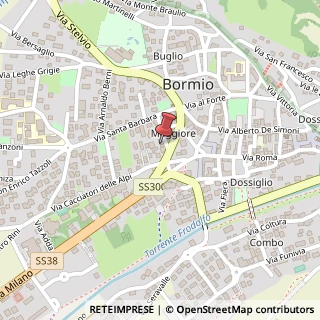 Mappa Via Maurizio Quadrio, 1, 23032 Bormio, Sondrio (Lombardia)