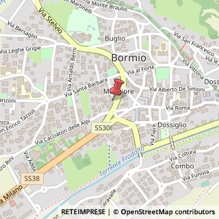 Mappa Via Maurizio Quadrio, 1/A, 23032 Bormio, Sondrio (Lombardia)