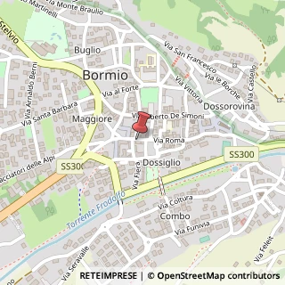 Mappa Via roma 126, 23032 Bormio, Sondrio (Lombardia)