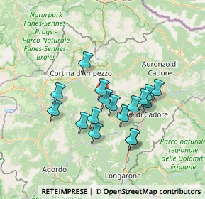 Mappa 32046 San Vito di Cadore BL, Italia (11.34471)