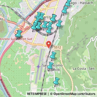 Mappa Zona Artigianale, 39100 Bolzano BZ, Italia (1.0965)