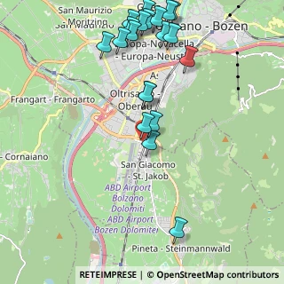 Mappa Zona Artigianale, 39100 Bolzano BZ, Italia (2.3905)
