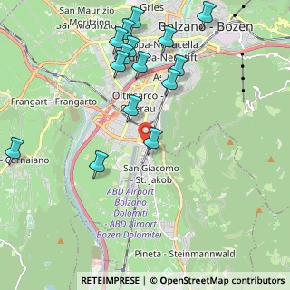 Mappa Zona Artigianale, 39100 Bolzano BZ, Italia (2.28533)