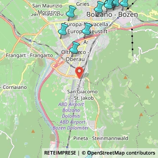 Mappa Zona Artigianale, 39100 Bolzano BZ, Italia (3.36182)