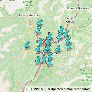 Mappa Zona Artigianale, 39100 Bolzano BZ, Italia (10.3835)