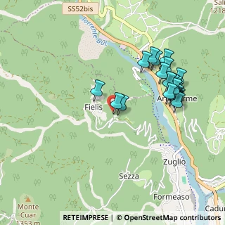 Mappa Polse di Cougnes - ristorante e camere, 33022 Arta Terme UD, Italia (0.98462)