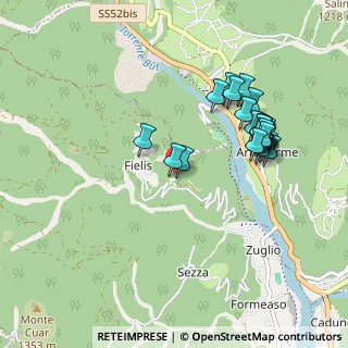 Mappa Via Pieve di San Pietro, 33020 Zuglio UD, Italia (0.916)