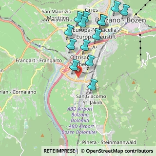 Mappa Via Frischin, 39100 Bolzano BZ, Italia (2.17429)