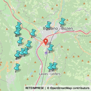 Mappa Via Frischin, 39100 Bolzano BZ, Italia (4.77375)