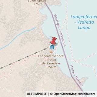 Mappa Localita' Passo Cevedale, 5, 23030 Valfurva, Sondrio (Lombardia)