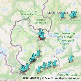 Mappa Via Battaglion Tirano, 23032 Bormio SO, Italia (22.0655)