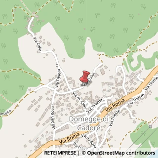 Mappa Via Cialoi, 14, 32040 Domegge di Cadore, Belluno (Veneto)