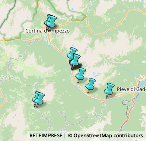 Mappa Via Luigi Cesaletti, 32046 San Vito di Cadore BL, Italia (5.53231)