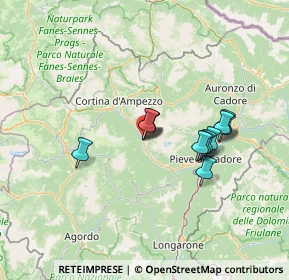 Mappa Via Luigi Cesaletti, 32046 San Vito di Cadore BL, Italia (10.73833)