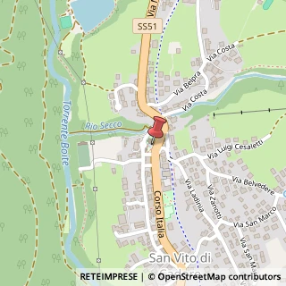 Mappa Corso Italia, 1, 32046 San Vito di Cadore, Belluno (Veneto)