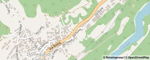 Mappa Domegge di Cadore