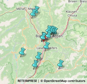 Mappa CAP, 39057 Appiano sulla strada del vino BZ, Italia (10.92)