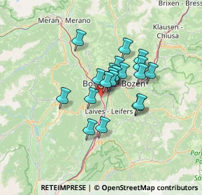 Mappa CAP, 39057 Appiano sulla strada del vino BZ, Italia (9.0335)
