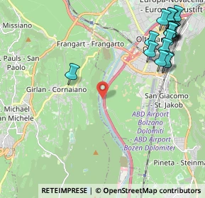 Mappa CAP, 39057 Appiano sulla strada del vino BZ, Italia (2.84588)