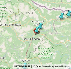 Mappa Via Roma, 32040 Domegge di Cadore BL, Italia (36.082)