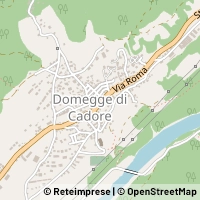 Mapa Domegge di Cadore