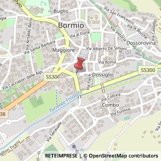 Mappa Via Don Evaristo Peccedi, 7, 23032 Bormio, Sondrio (Lombardia)