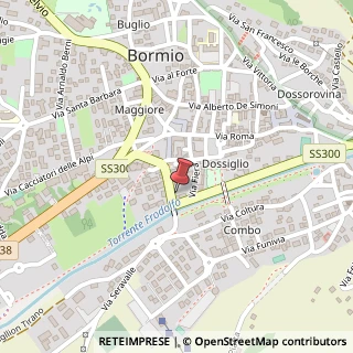 Mappa Via Don Evaristo Peccedi, 15, 23032 Bormio, Sondrio (Lombardia)