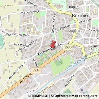 Mappa Via Milano, 46, 23032 Bormio, Sondrio (Lombardia)