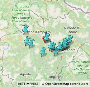 Mappa Via A. de Lotto, 32046 San Vito di Cadore BL, Italia (10.60556)