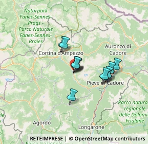 Mappa VIA ANNIBALE DE LOTTO, 32046 San Vito di Cadore BL, Italia (9.03615)