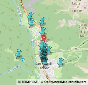 Mappa Via A. de Lotto, 32046 San Vito di Cadore BL, Italia (0.7565)