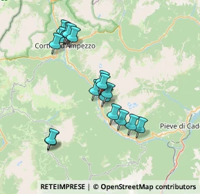 Mappa VIA ANNIBALE DE LOTTO, 32046 San Vito di Cadore BL, Italia (6.75333)