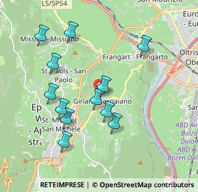 Mappa Via San Sebastiano, 39057 Cornaiano BZ, Italia (1.76583)