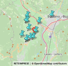 Mappa Via San Sebastiano, 39057 Cornaiano BZ, Italia (2.54667)