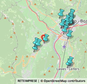 Mappa Via San Sebastiano, 39057 Cornaiano BZ, Italia (4.3635)