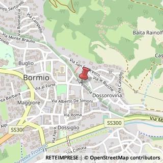 Mappa Via della Vittoria,  24, 23032 Bormio, Sondrio (Lombardia)