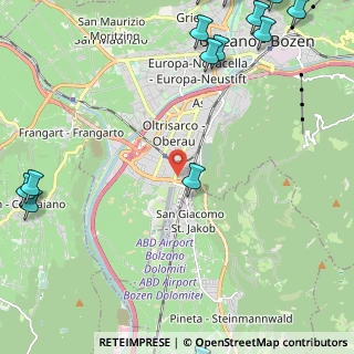 Mappa Via Albert Einstein, 39100 Bolzano BZ, Italia (3.6725)