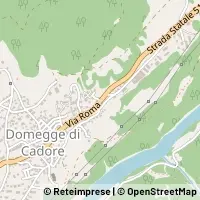 지도 Domegge di Cadore