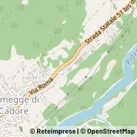 Hartă Domegge di Cadore