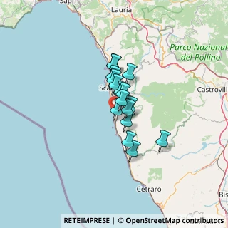 Mappa SS  18 - LOC. LA BRUCA SN, 87020 Grisolia CS, Italia (8.34125)