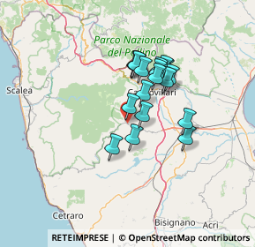 Mappa Contrada S. Leonardo, 87010 Lungro CS, Italia (10.77167)